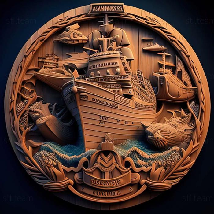 3D model World of Warships game (STL)